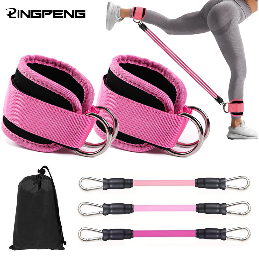 Pilates Ankle Strap - Correias de tornozelo faixas de resistência