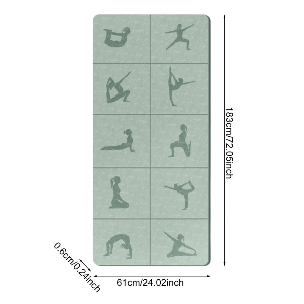 Pilates Yoga Mat Thickness - Tapete de Yoga Dobrável Extra Portátil