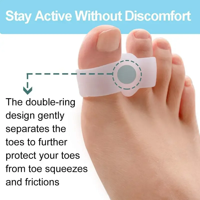 Toe Separator Silicon - Corretor de joanete 1 par –