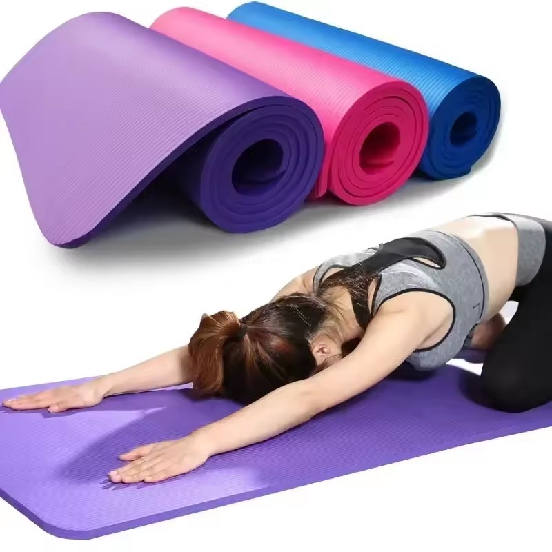 Pilates Yoga Mat Thickness - Tapete de yoga grosso de 1cm,