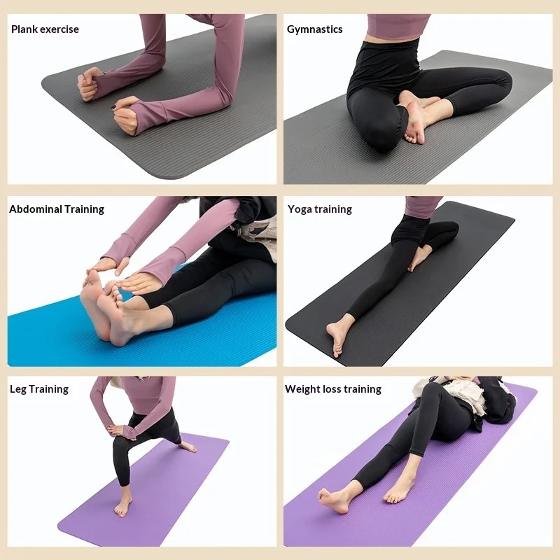 Tapete de Yoga Extra Grosso An - Pilates Yoga Mat Thickness avaliação e preço