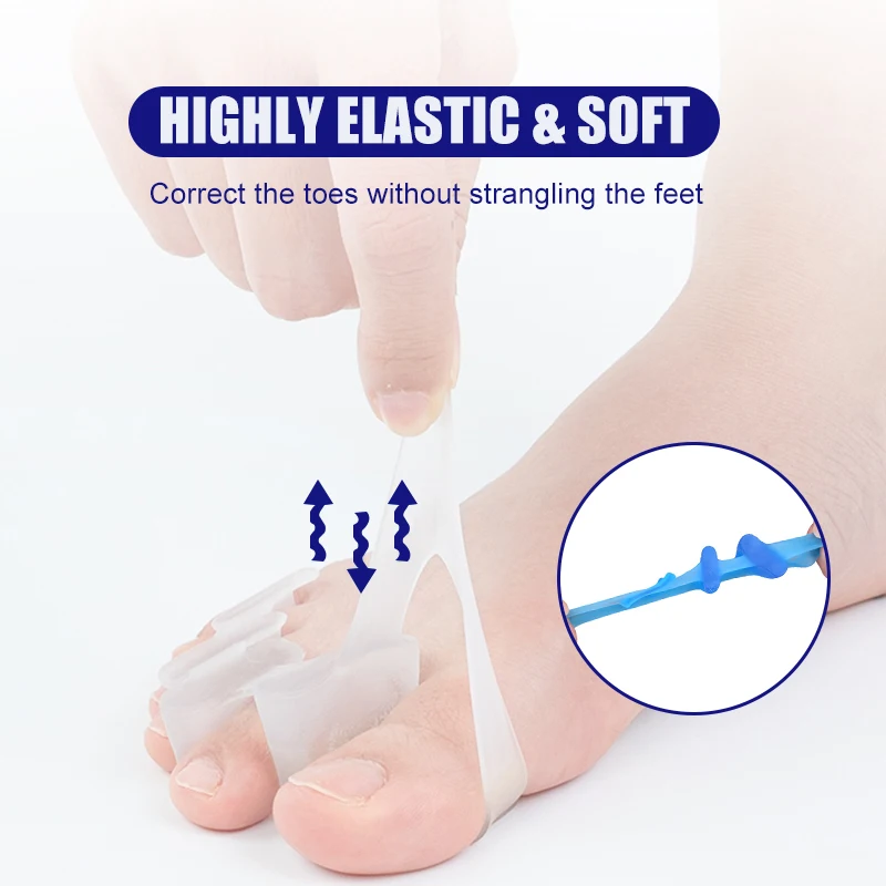 Separador de dedos de silicone - Toe Separator Silicon avaliação e preço