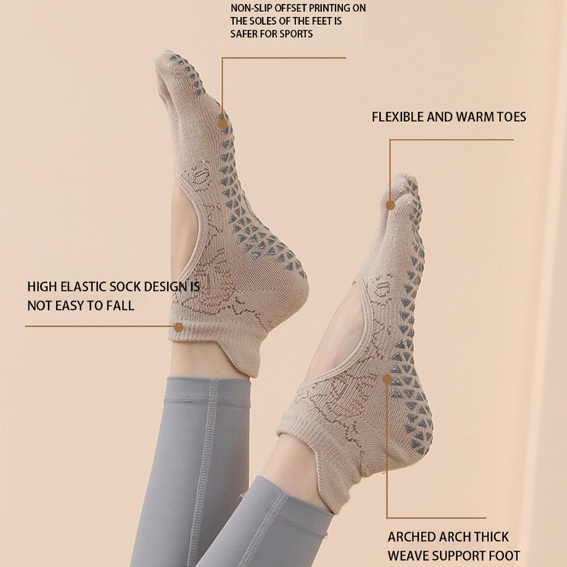 Mulheres Yoga Toe Socks Alta Q - Fitness Yoga Pilates avaliação e preço