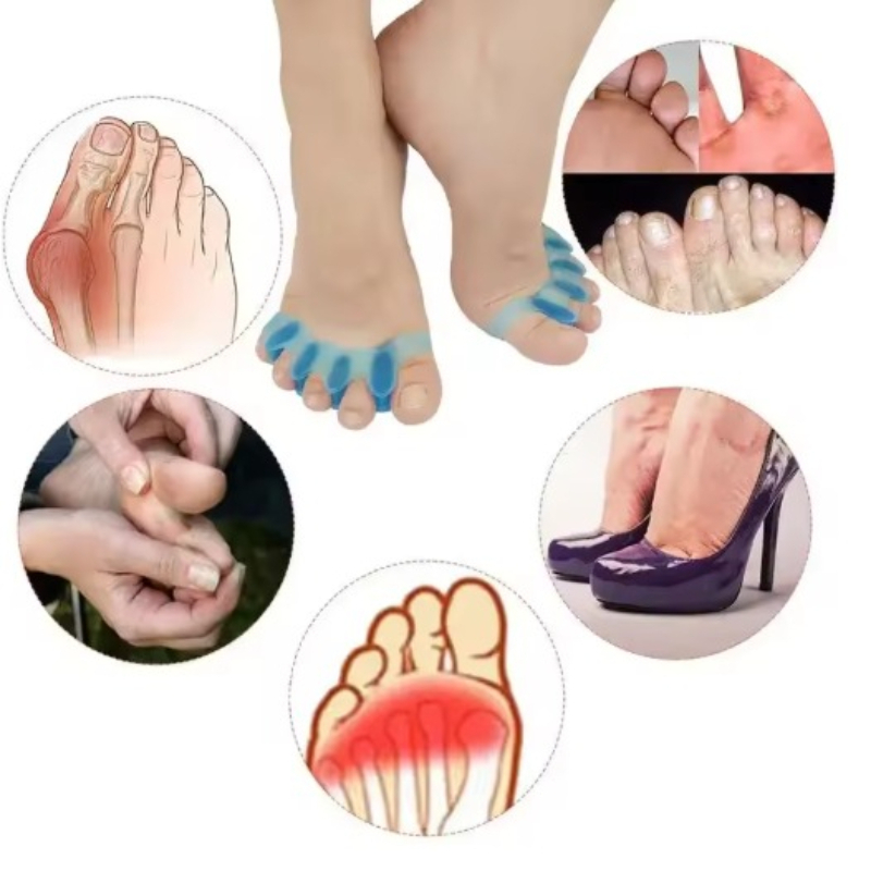 Separador de Dedos de Silicone - Toe Separator Silicon avaliação e preço