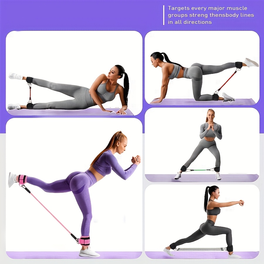5 faixas de resistência do tor - Pilates Ankle Strap avaliação e preço