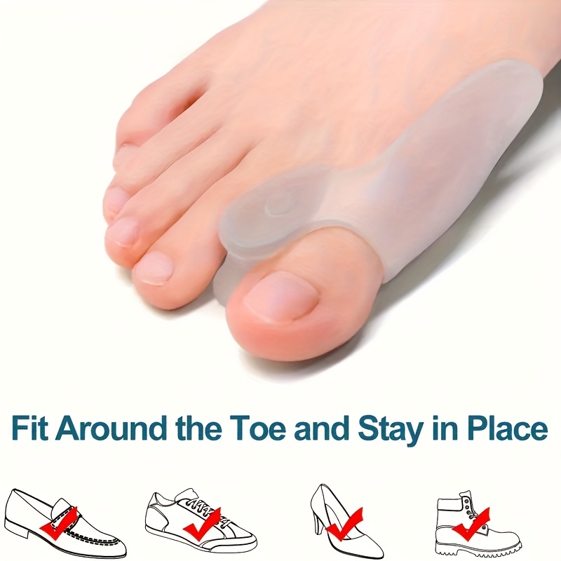 1 par de capas de silicone par - Toe Separator Silicon avaliação e preço