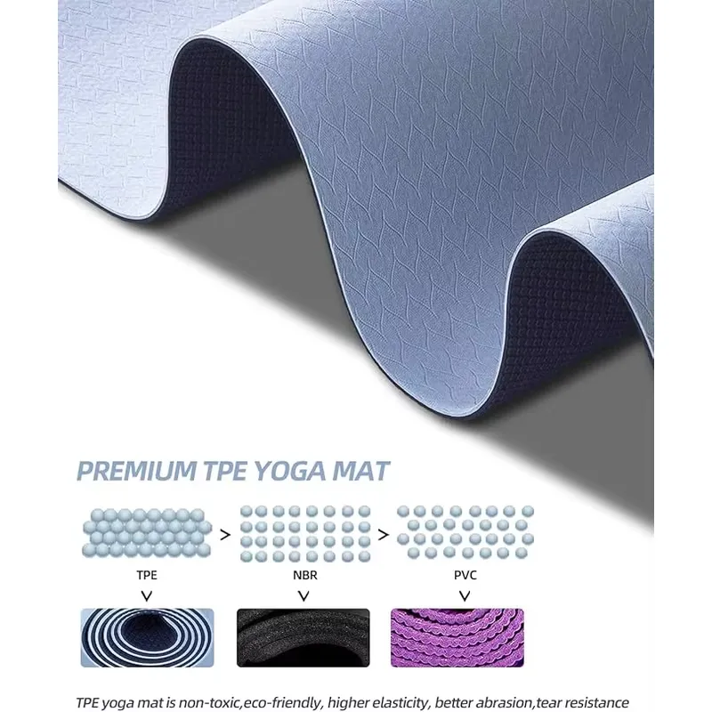 Tapete de Pilates TPE Confortá - Pilates Yoga Mat Thickness avaliação e preço