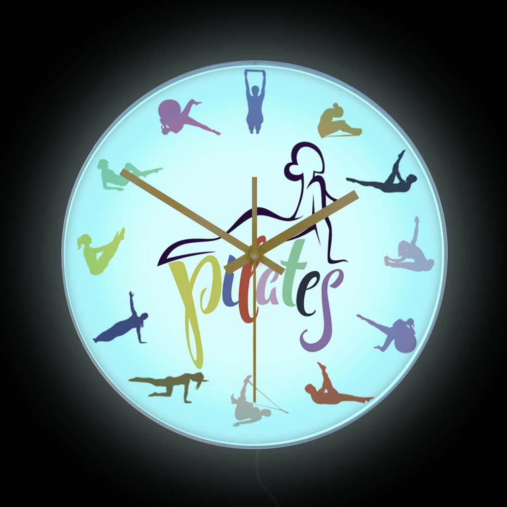 Relógio de Parede com Estampa  - Pilates Yoga Room avaliação e preço