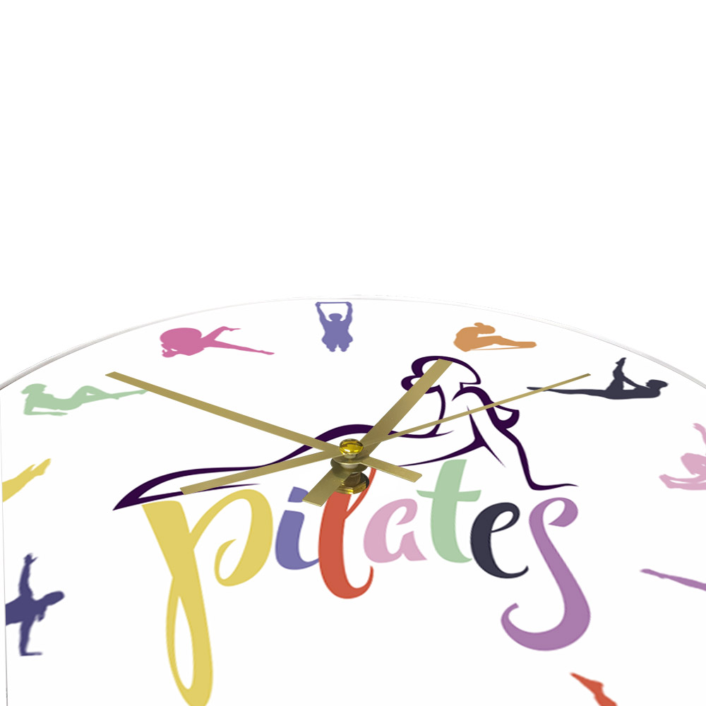 Relógio de Parede com Estampa  - Pilates Yoga Room avaliação e preço