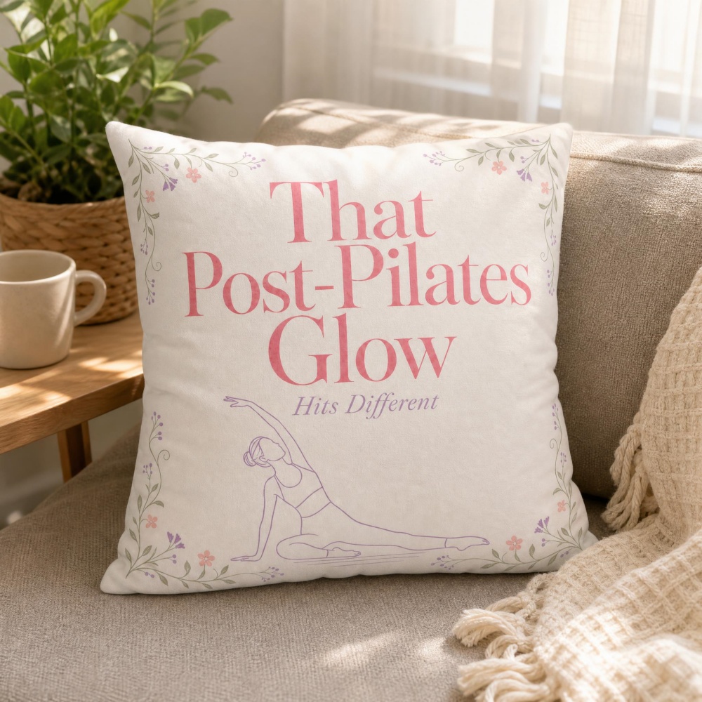 Almofada Decorativa Macia com  - Pilates Yoga Quotes avaliação e preço