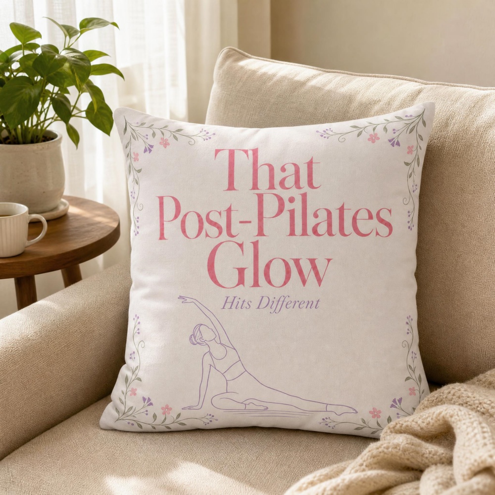 Almofada Decorativa Macia com  - Pilates Yoga Quotes avaliação e preço