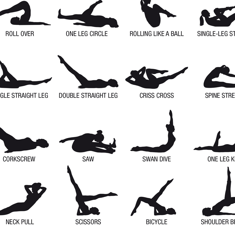 Pôster de Quadro de Exercícios - Fitness Yoga Pilates avaliação e preço