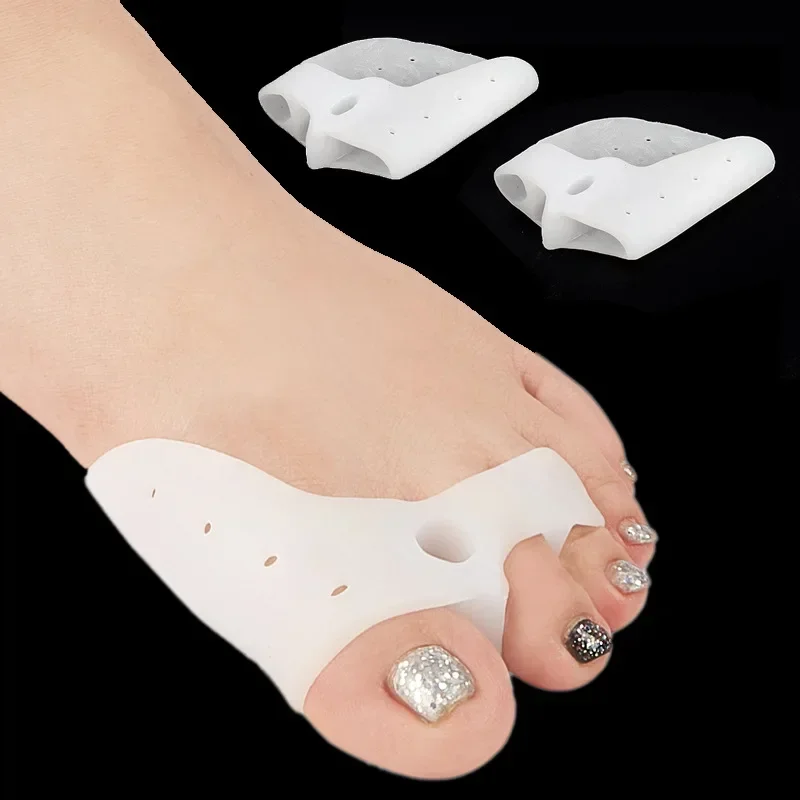 1 par de silicone toe correcto - Toe Separator Silicon avaliação e preço