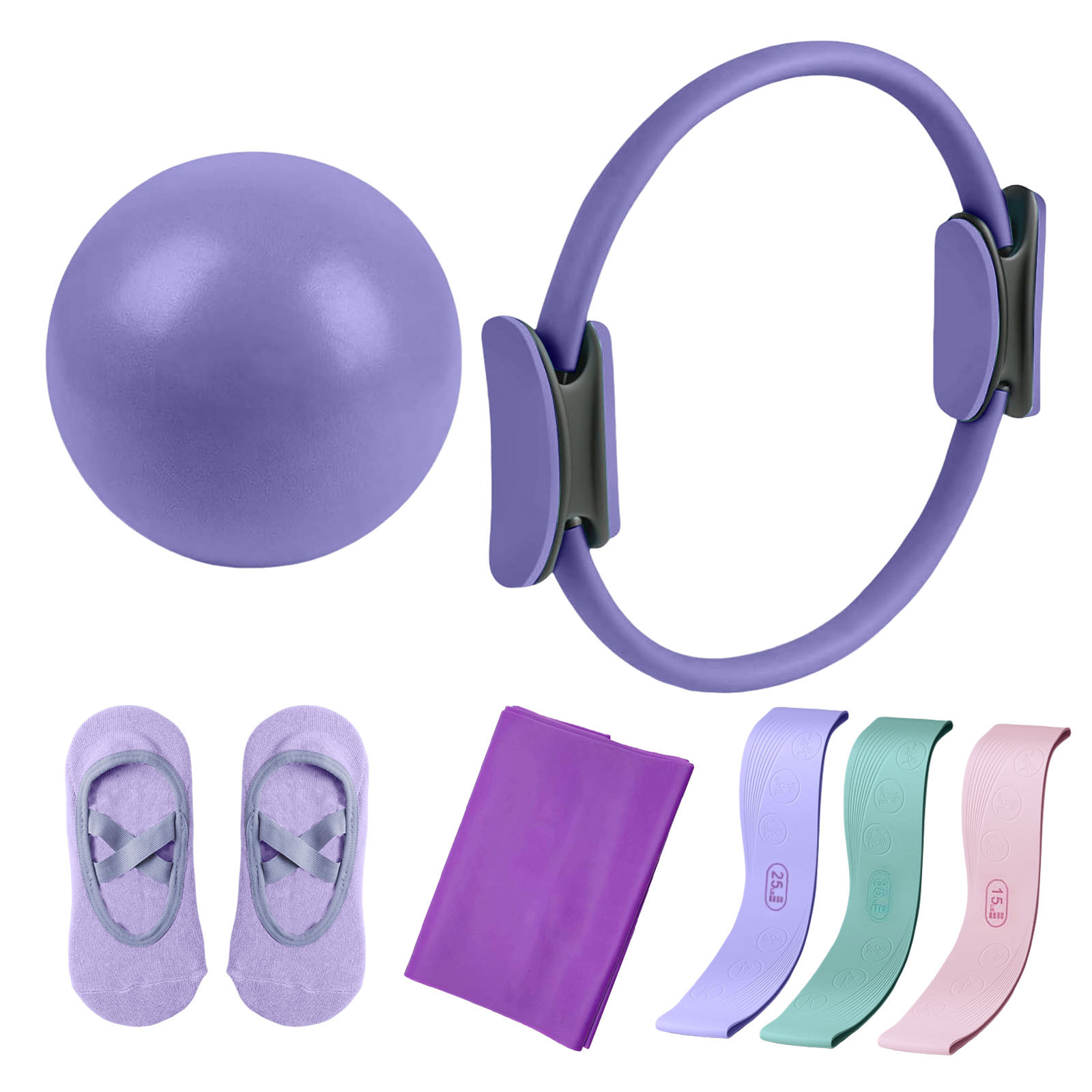 Conjunto de 7 Peças para Pilat - Pilates And Yoga Combined avaliação e preço