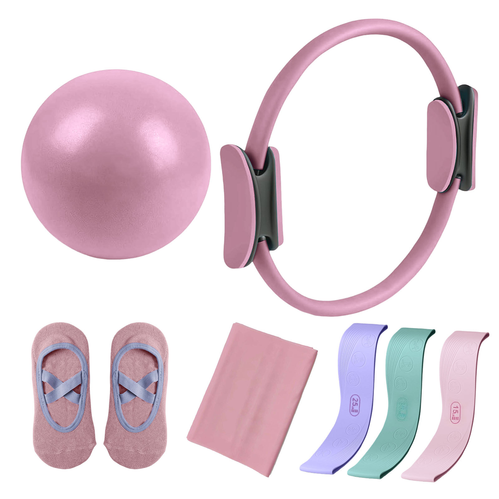 Conjunto de 7 Peças para Pilat - Pilates And Yoga Combined avaliação e preço
